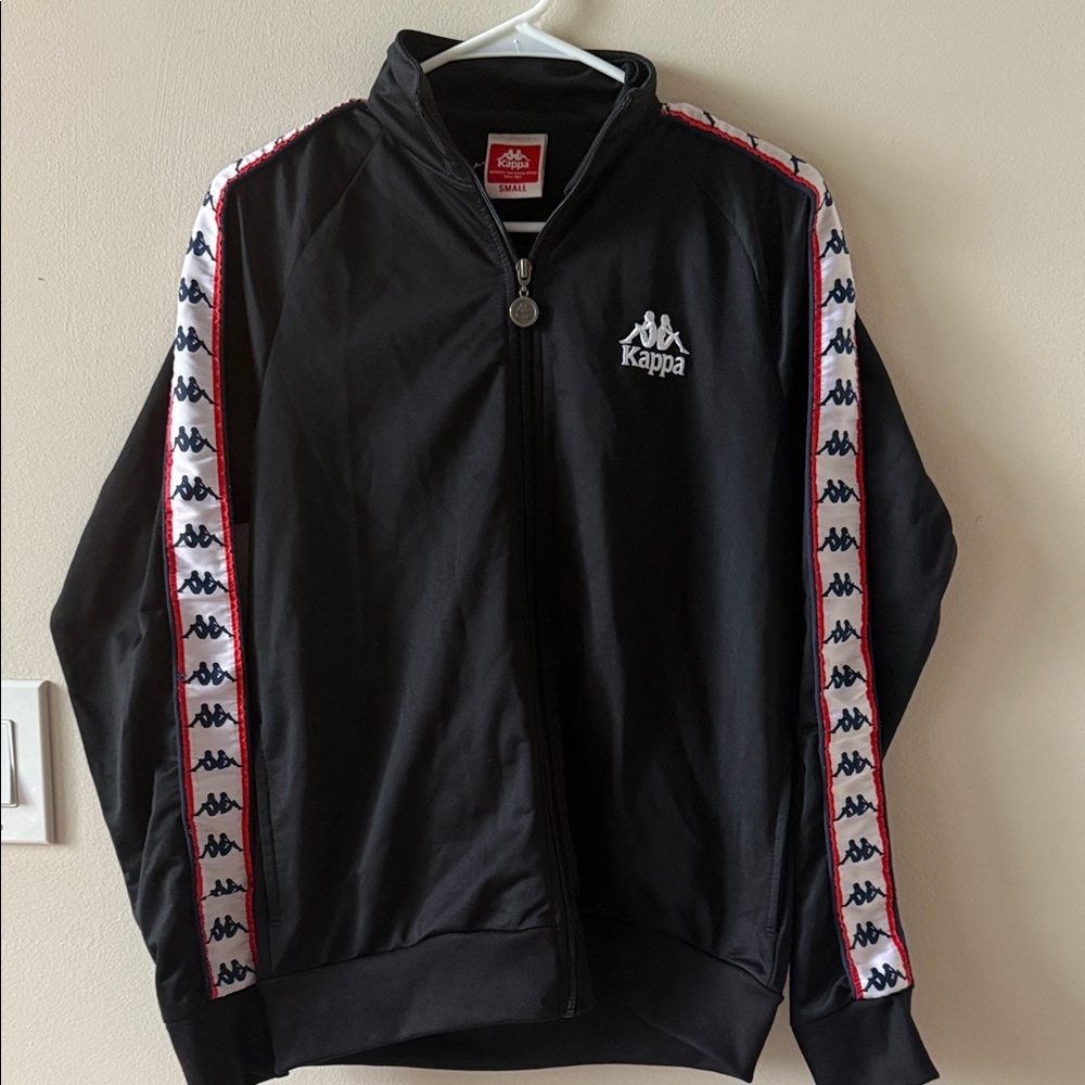 Kappa Black Jacket with Red Label
